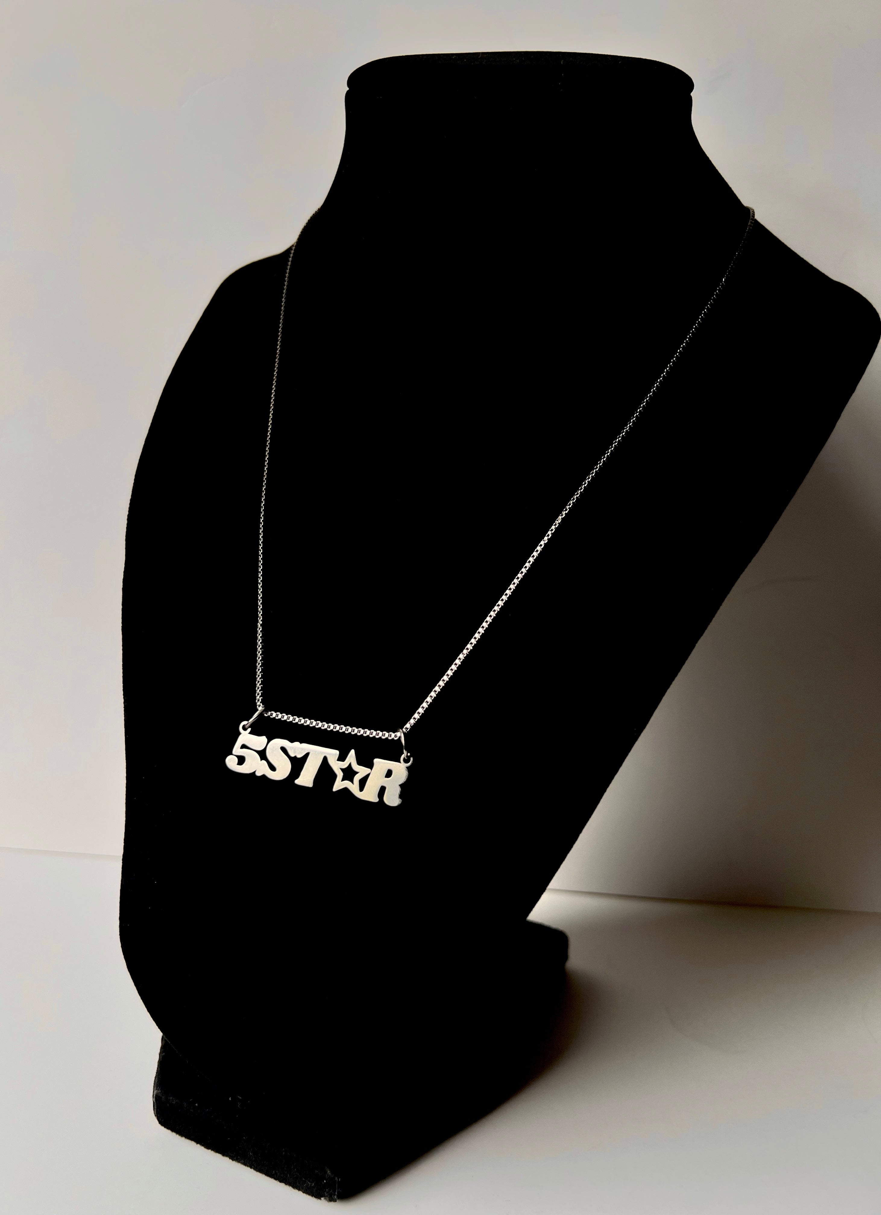 Silver 5Star Necklace